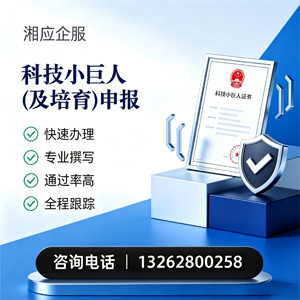 温州科技小巨人及培育企业申报服务