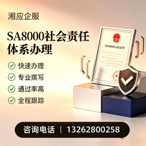 温州SA8000社会责任体系认证服务